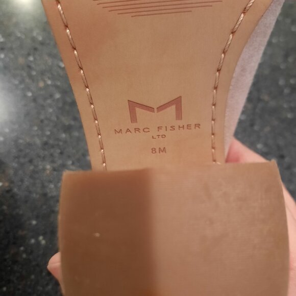 Marc Fisher MLVashi Ankle Strap Sandals in Beige, Size 8M - Picture 4 of 13